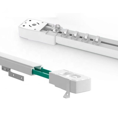电动窗帘轨道智能声控小爱同学遥控停电手拉轨道超静音厂家直销